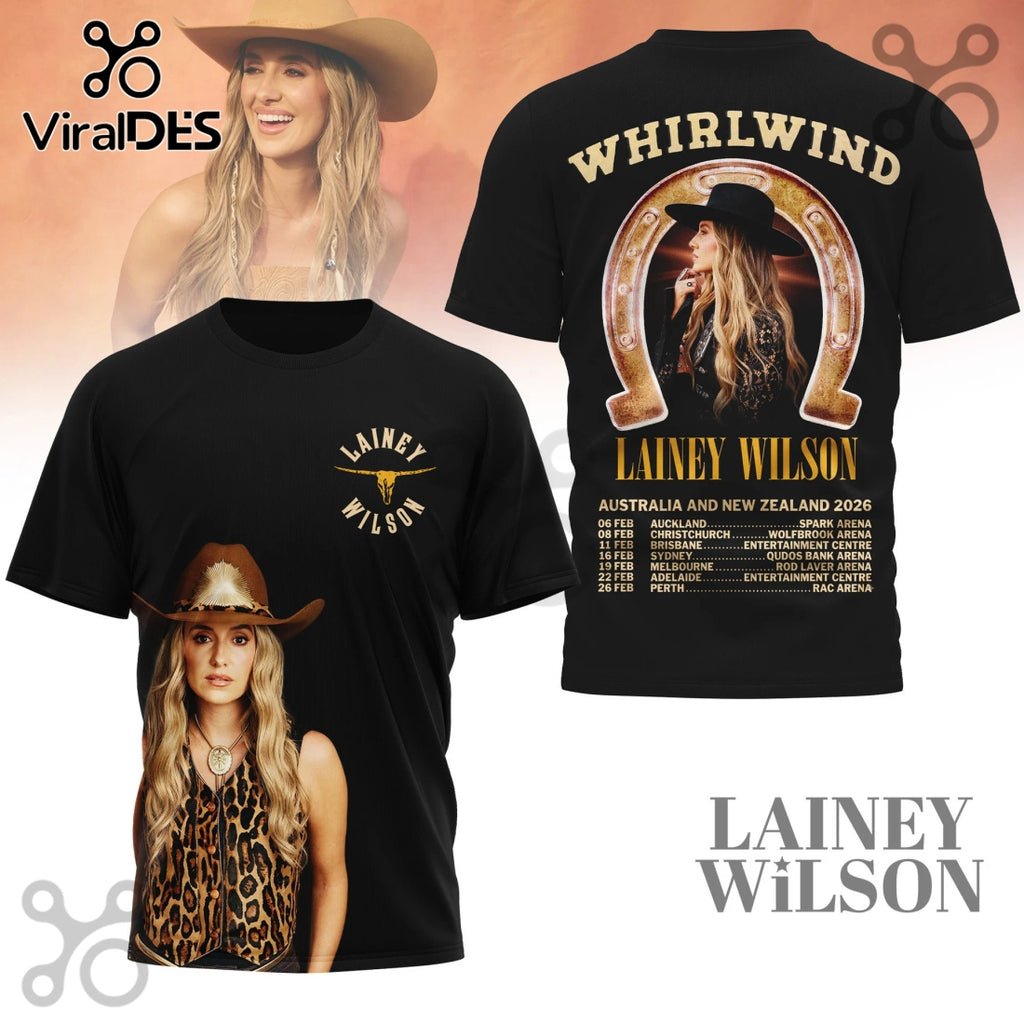 Lainey Wilson Australia And New Zealand 2026 T-Shirt
