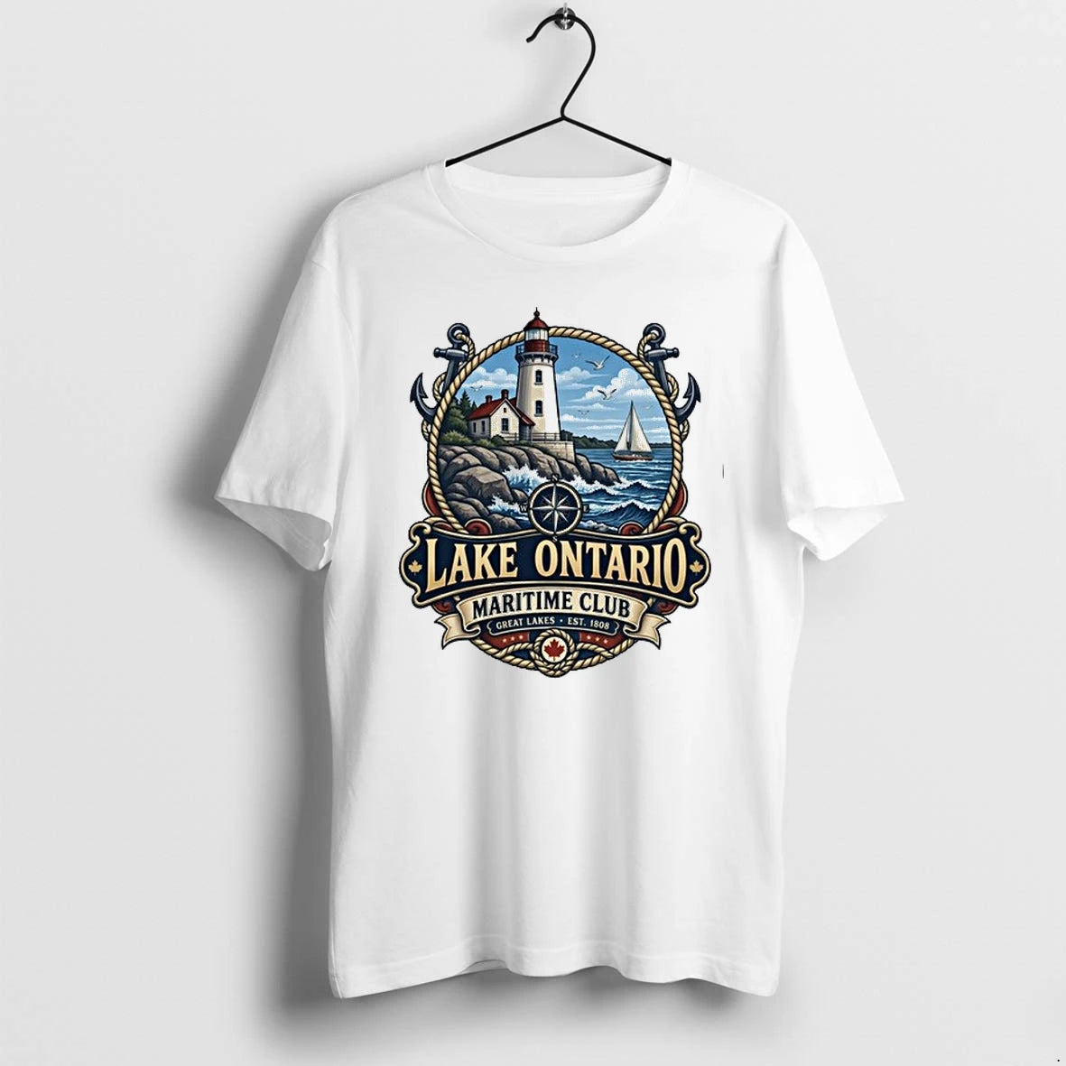 Lake Ontario Maritime Club Great Lakes Est 1808 0 Tshirts Sweater