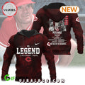 Legend Charlie Hustle Cincinnati Red Pete Rose Hoodie