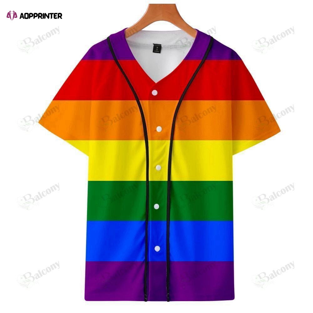 LGBT Baseball Jersey: Baseball Tee for Inclusive Athletes #259 - Aopprinter Hoodie, Sweatshirt | WearSparks.com