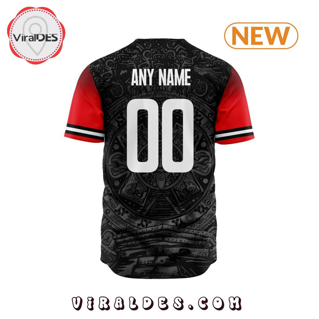 LIGA MX Club Tijuana Aztec Custom Design Baseball Jersey