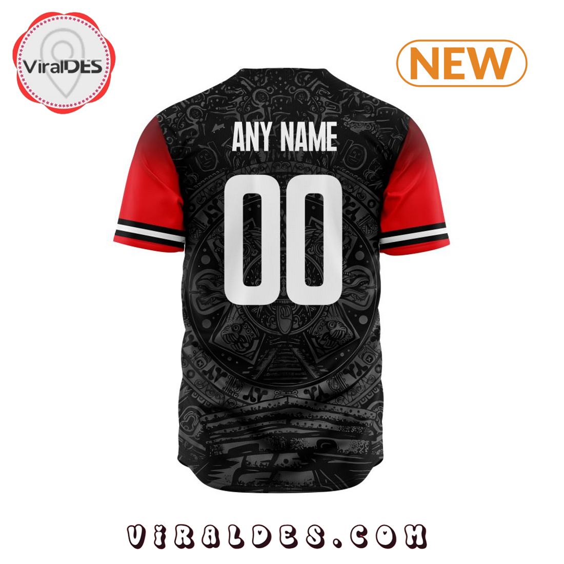 LIGA MX Club Tijuana Aztec Custom Design Baseball Jersey
