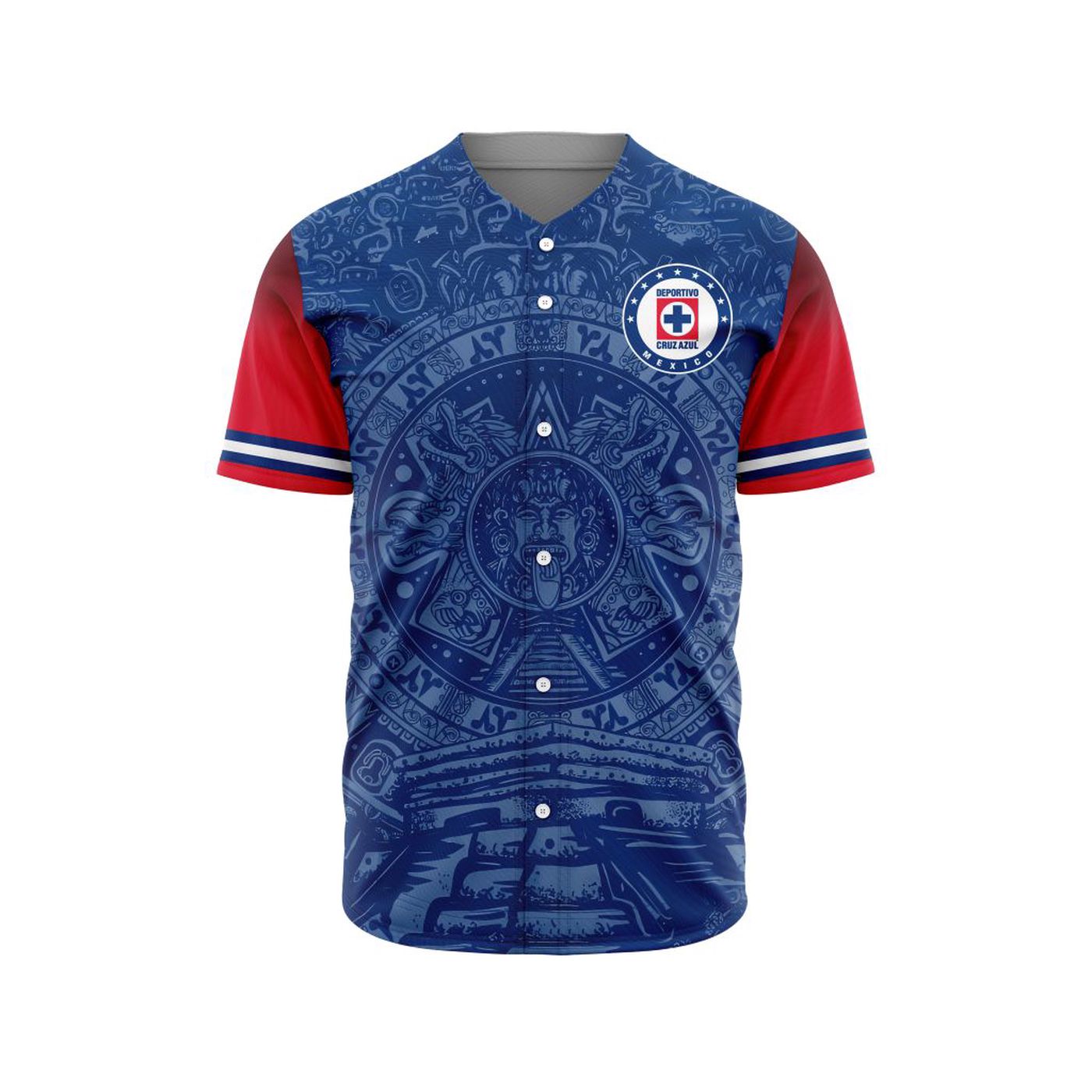 LIGA MX Cruz Azul Special Aztec Design Baseball Jersey Gift for Men Women - Bafud T-Shirts, Hoodie, Sweatshirt (Image 2)