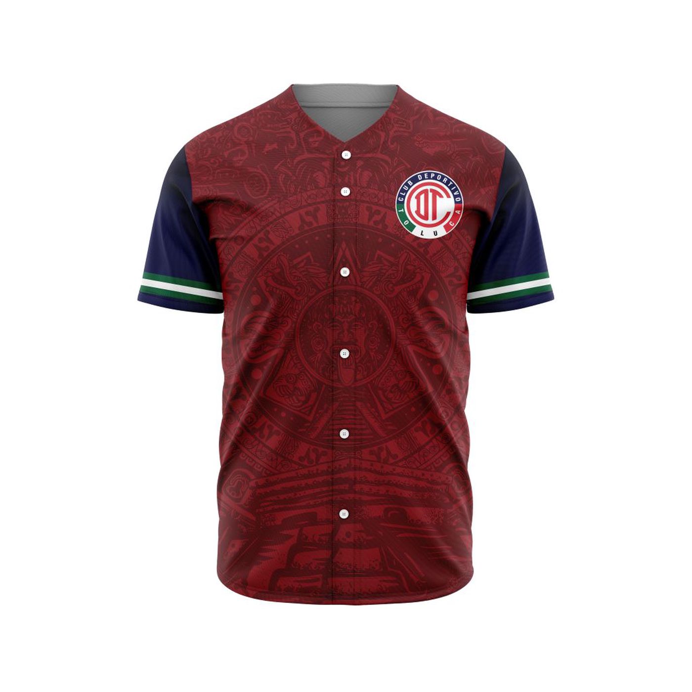 LIGA MX Deportivo Toluca Special Aztec Design Baseball Jersey Gift for Men Women - Bafud T-Shirts, Hoodie,... (Image 3)