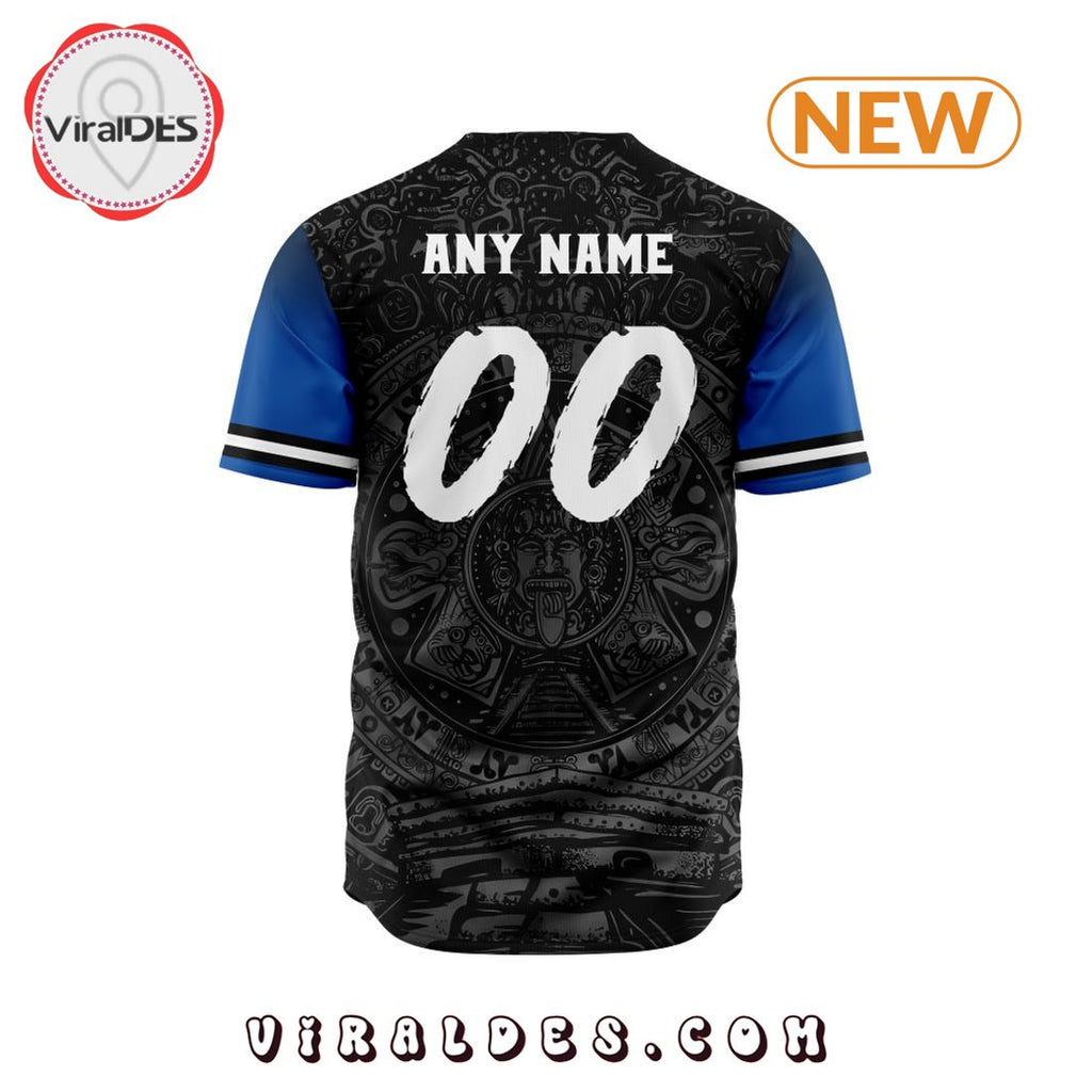 LIGA MX Queretaro F.C Aztec Custom Design Baseball Jersey