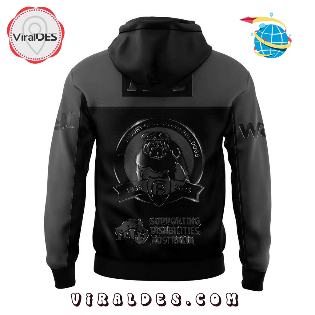 Limited Edition Canterbury Bulldogs Back In Black Hoodie
