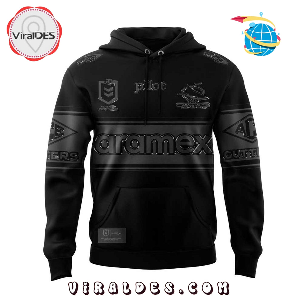 Limited Edition Cronulla Sharks Back In Black Hoodie And Pants