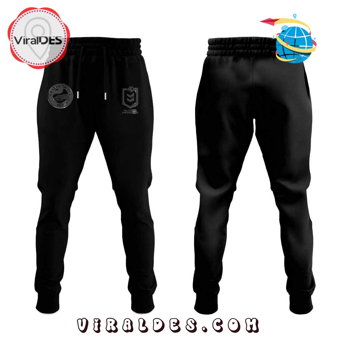 Limited Edition Parramatta Eels Back In Black Hoodie And Pants