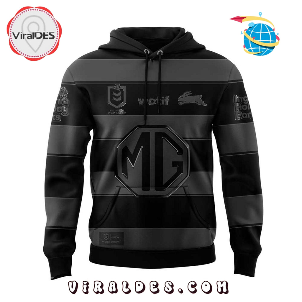Limited Edition South Sydney Rabbitohs Back In Black Hoodie