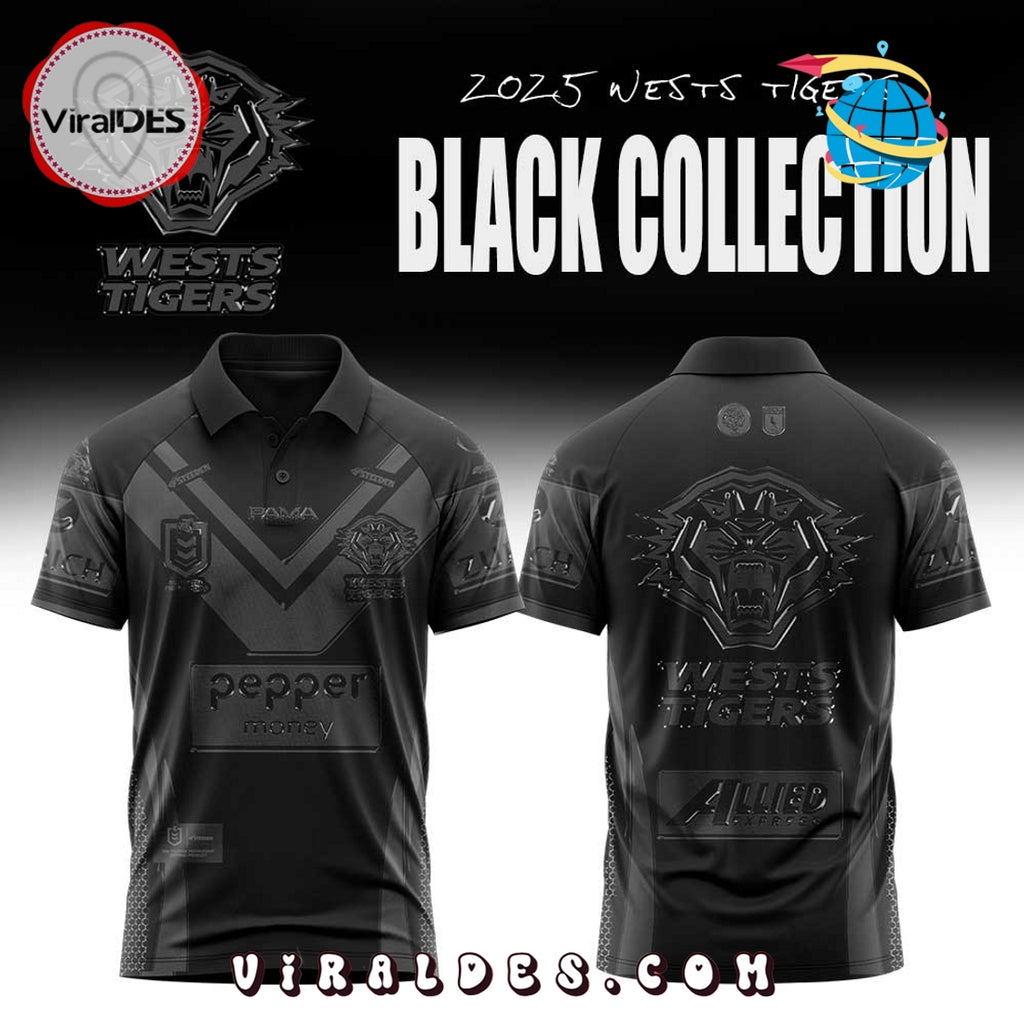 Limited Edition Wests Tigers Back In Black Polo