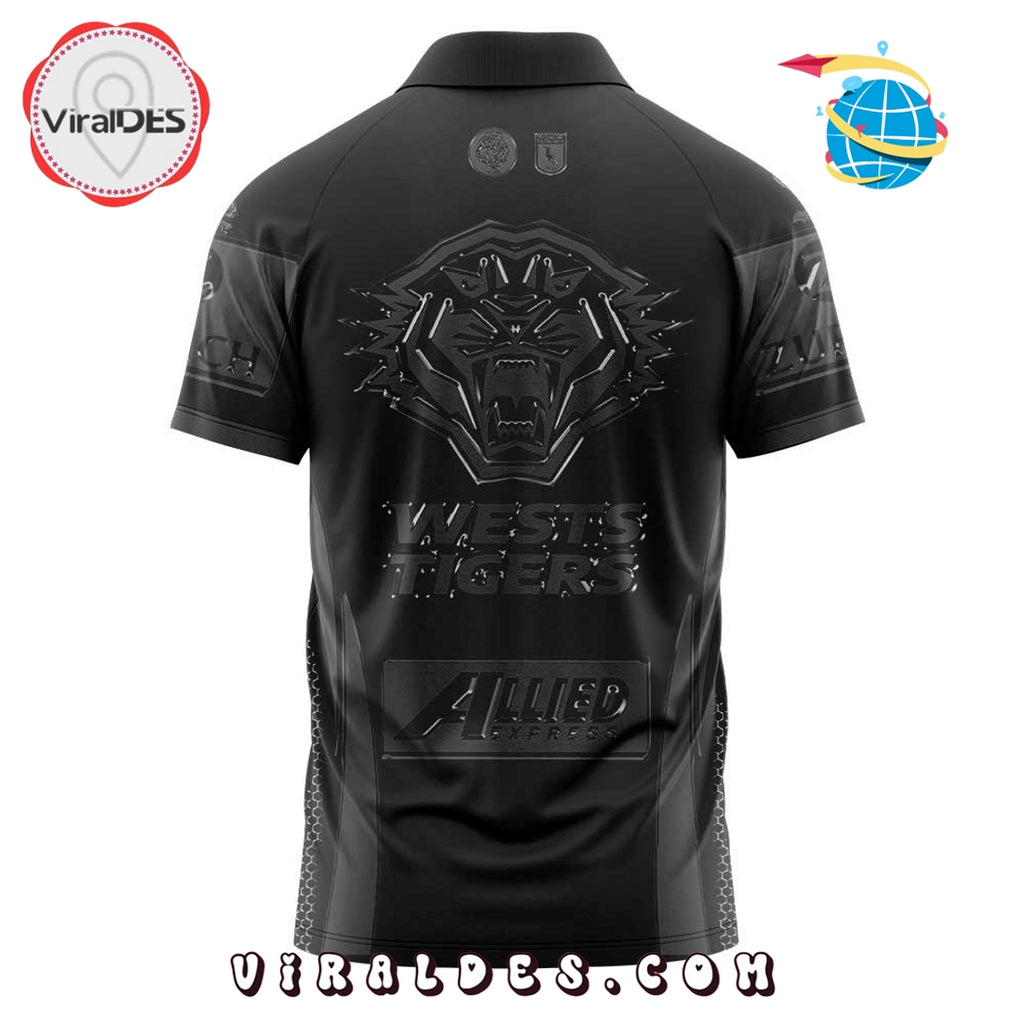 Limited Edition Wests Tigers Back In Black Polo