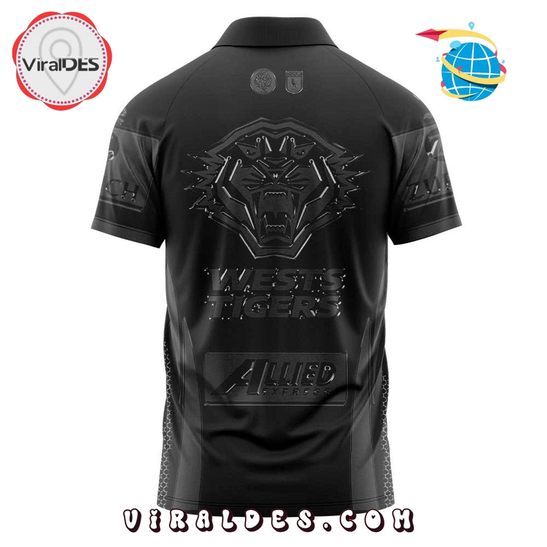 Limited Edition Wests Tigers Back In Black Polo