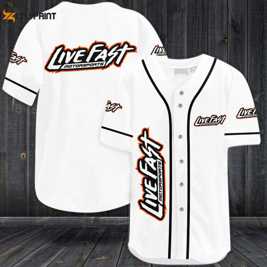 Live Fast Motorsports Baseball Jersey - Gift for Men Women - lylyprint.com