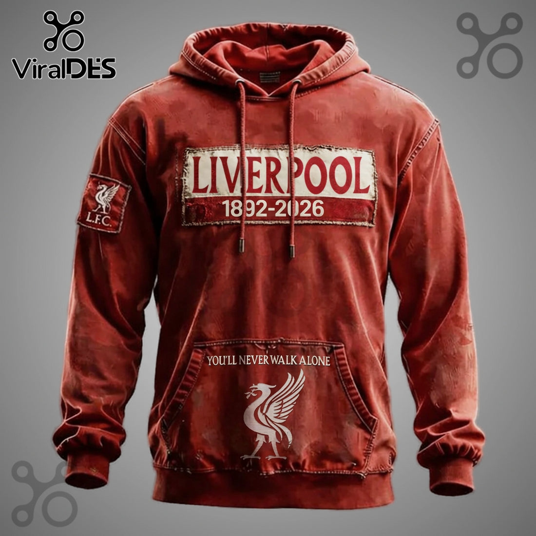 Liverpool FC 1892-2026 Anniversary Premium Graphic Hoodie