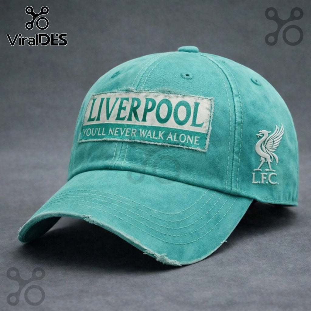 Liverpool FC Vintage Distressed Design Football Team Fan Cap