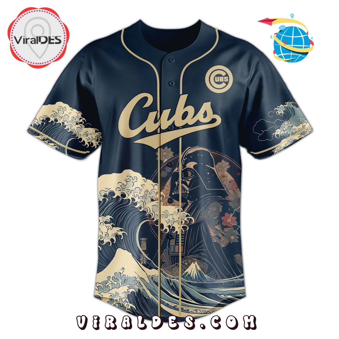 Lord Vader x Cubs 2025 Japan Edition Baseball Jersey