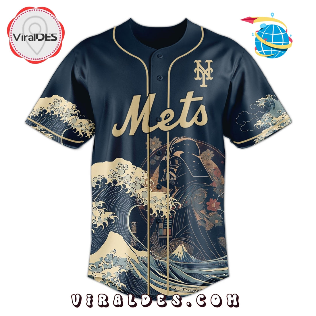 Lord Vader x Mets 2025 Japan Edition Baseball Jersey