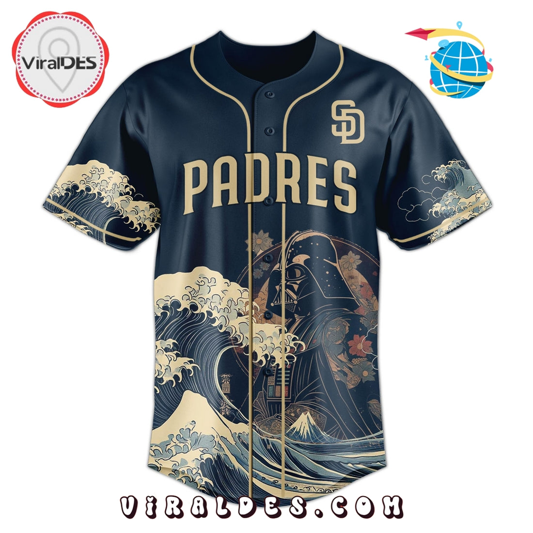 Lord Vader x Padres 2025 Japan Edition Baseball Jersey