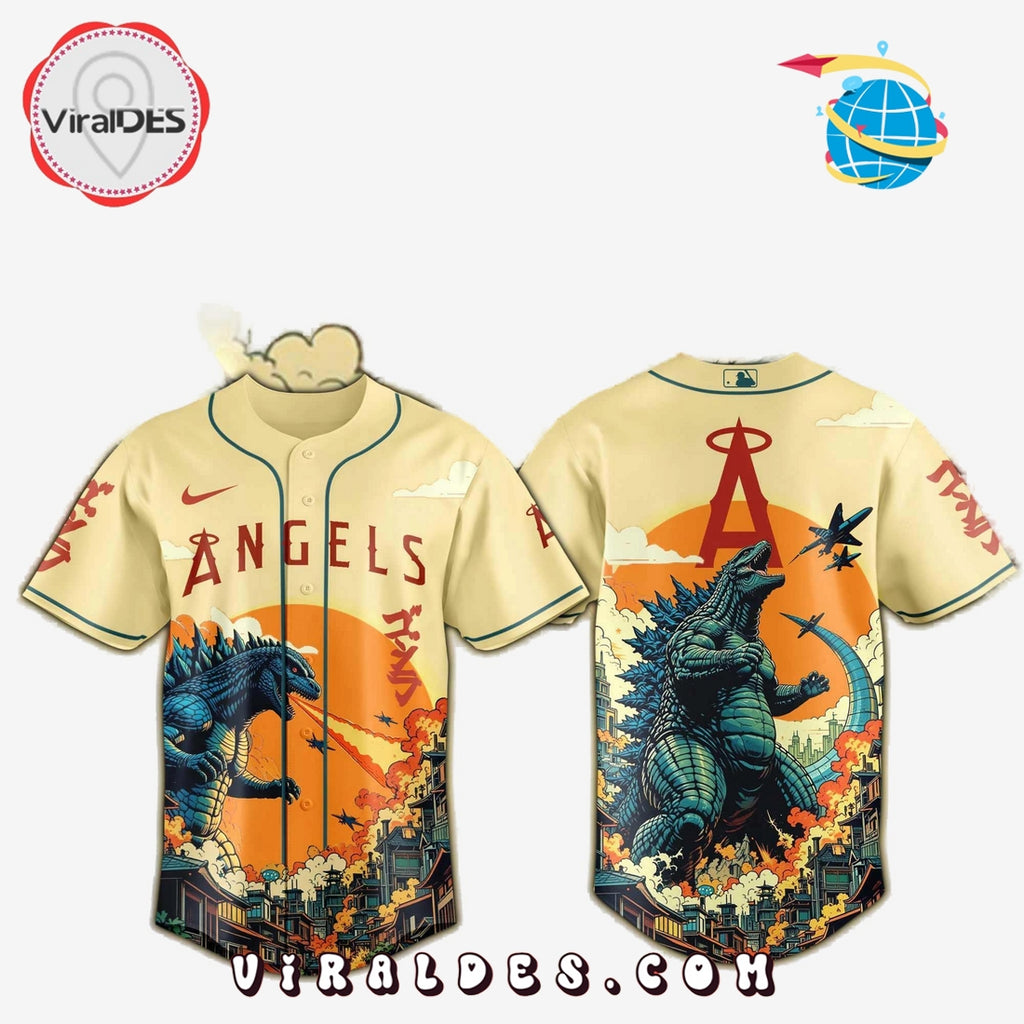 Los Angeles Angels 2025 Godzilla Limited Edition Jersey