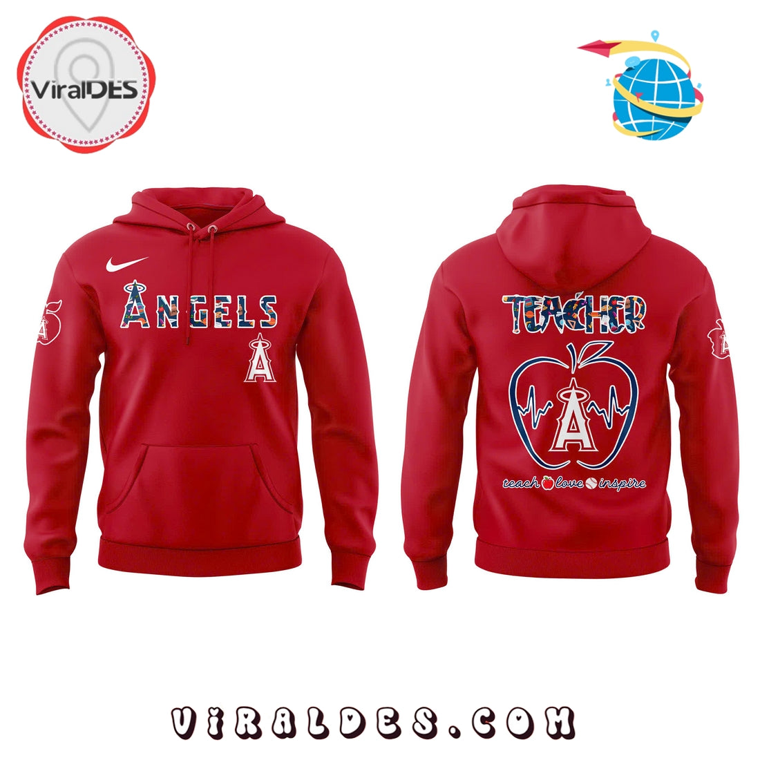 Los Angeles Angels Teacher Night Limited Edition Hoodie