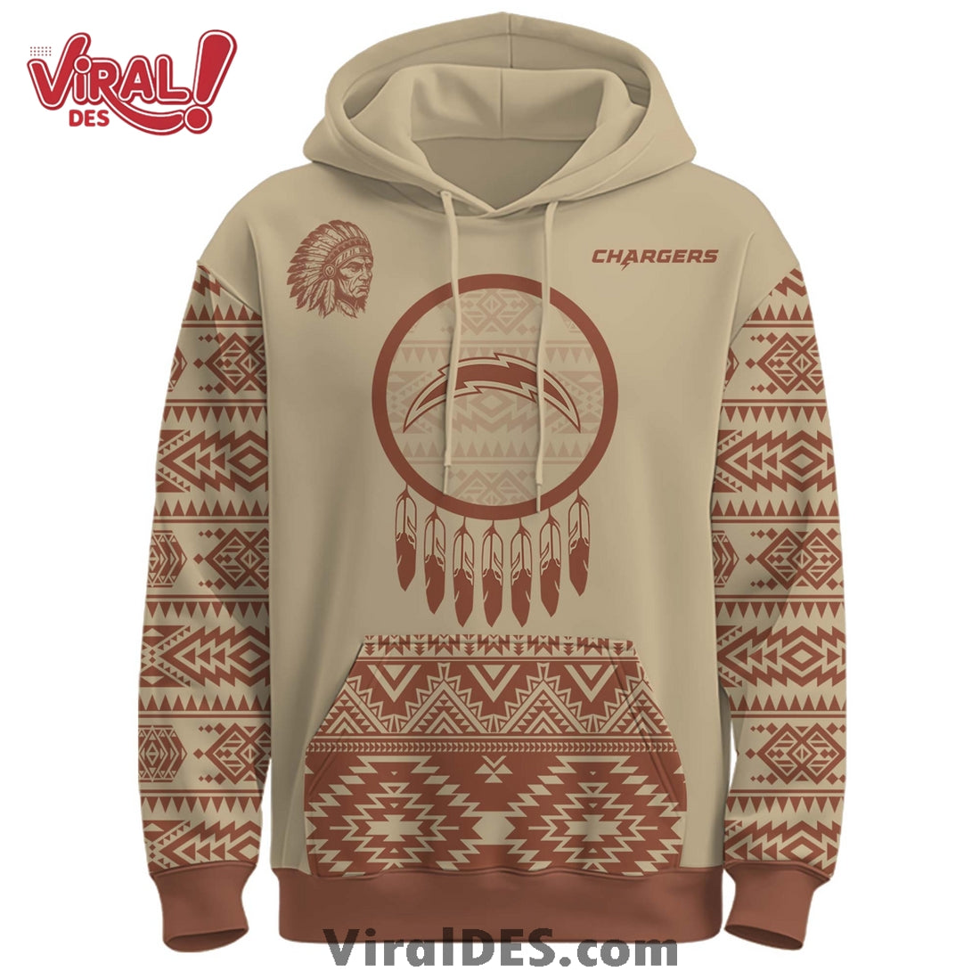 Los Angeles Chargers Native American Heritage Month Hoodie, Long Pants
