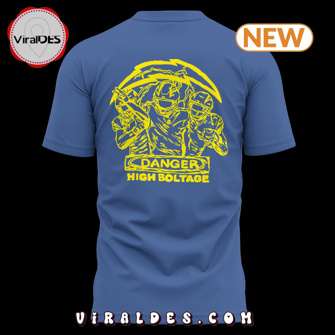 Los Angeles Chargers Navy Cold T-Shirt, Jogger, Cap