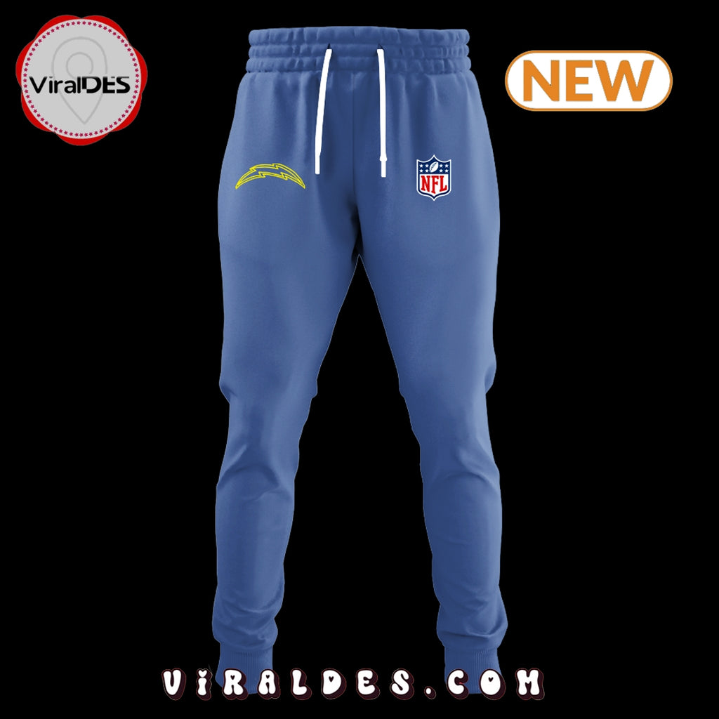 Los Angeles Chargers Navy Cold T-Shirt, Jogger, Cap