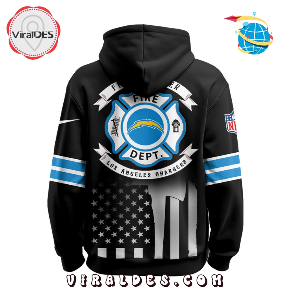 Los Angeles Chargers x Firefighter Appreciation Night Game Hoodie 2025