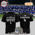 Los Angeles Dodgers 2024 Champions Locker T-Shirt, Cap