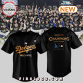 Los Angeles Dodgers 2024 NLCS Champions Black Jersey