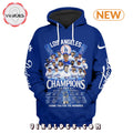 Los Angeles Dodgers 2024 World Champions Blue Hoodie