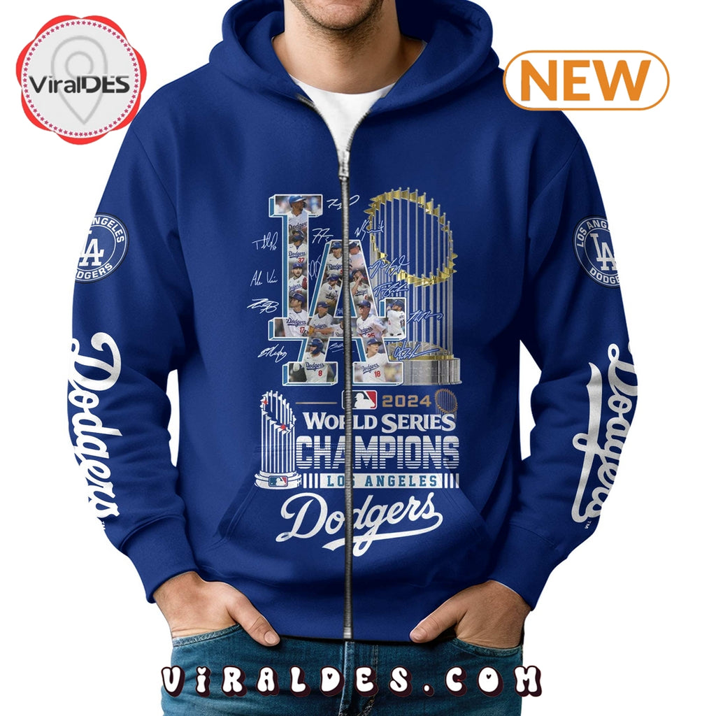 Los Angeles Dodgers 2024 World Champions Hoodie