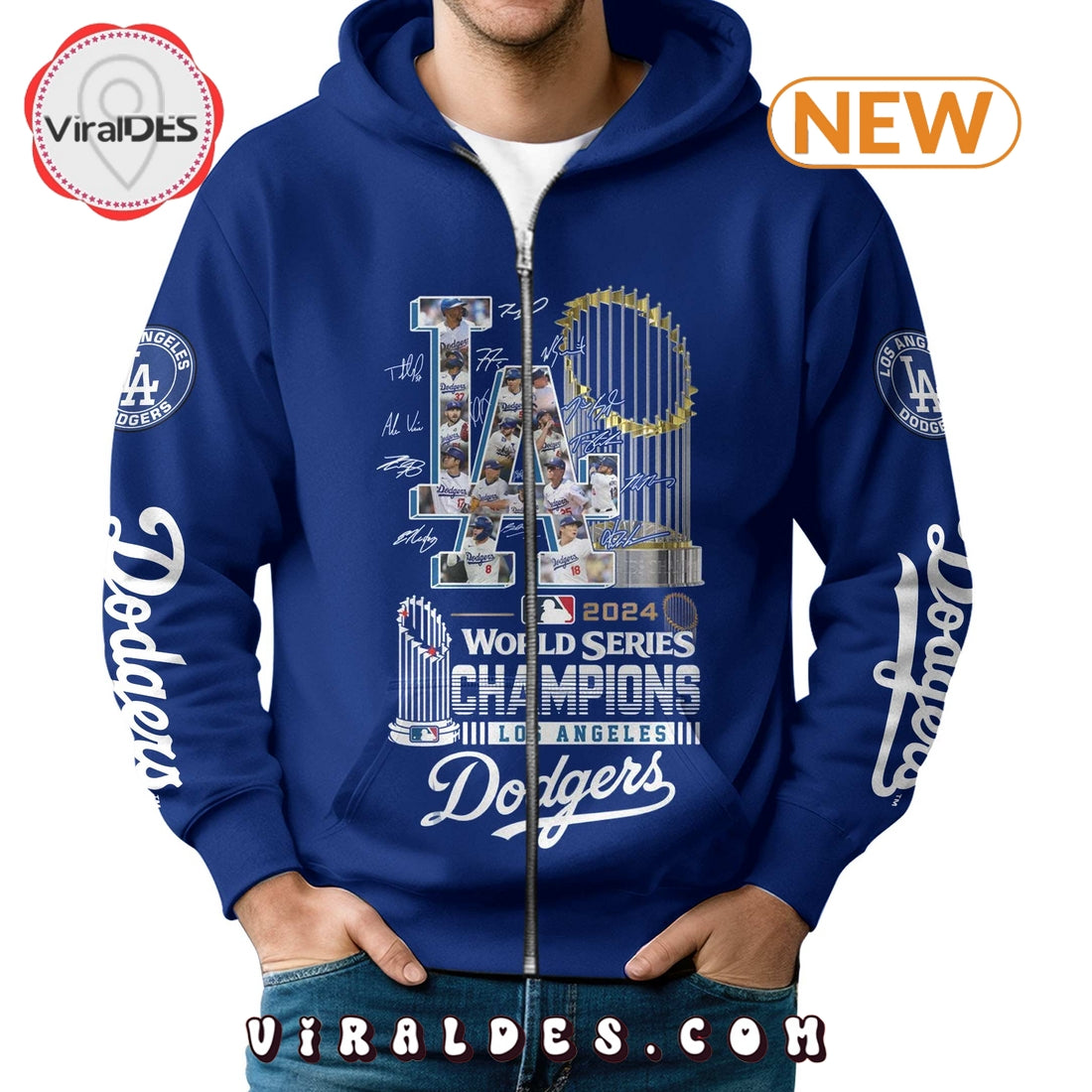 Los Angeles Dodgers 2024 World Champions Hoodie