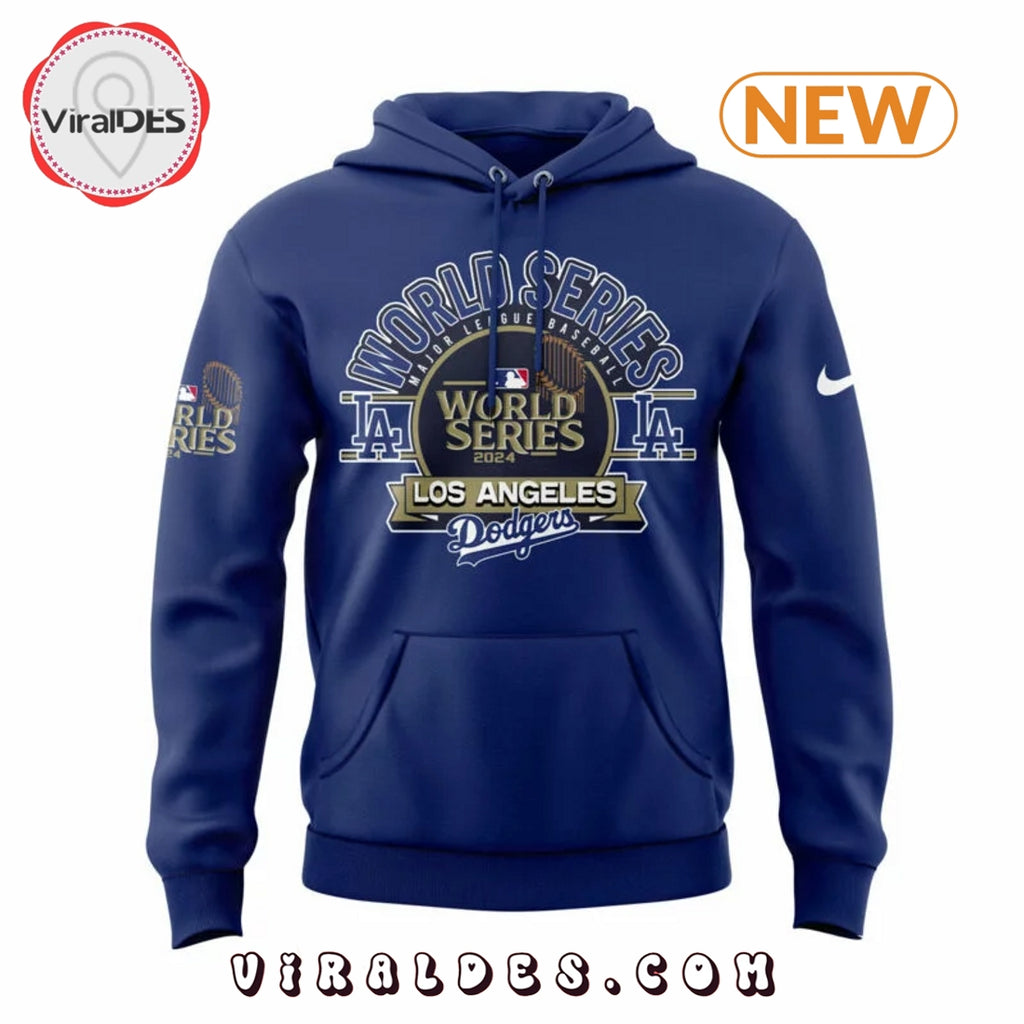 Los Angeles Dodgers ’47 Royal 2024 World Series Hoodie, Jogger, Cap