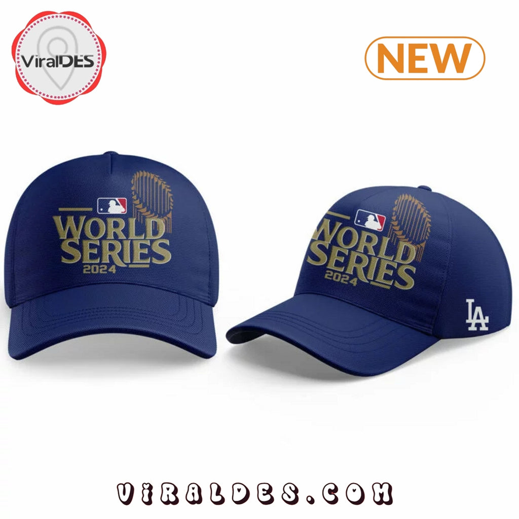 Los Angeles Dodgers ’47 Royal 2024 World Series Hoodie, Jogger, Cap