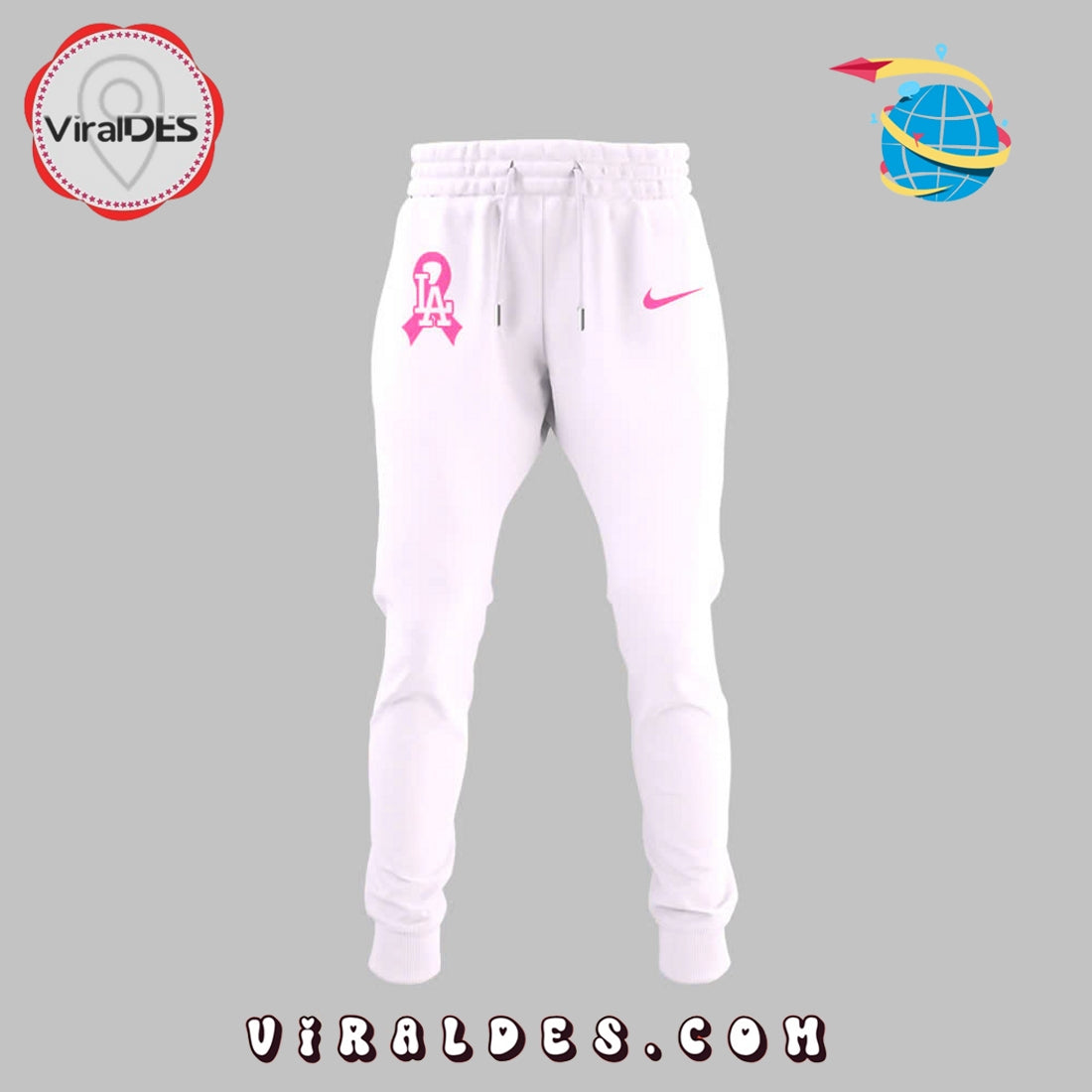 Los Angeles Dodgers Cancer Awareness Night Hoodie, Long Pants