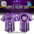 Los Angeles Dodgers MLB x Purple Heart Day Baseball Jersey
