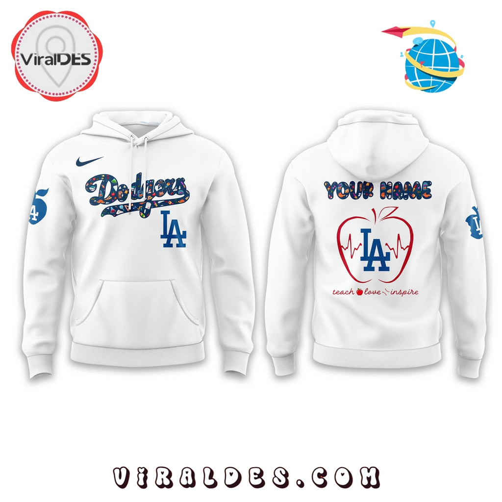 Los Angeles Dodgers Teacher Night Custom Hoodie