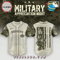 Los Angeles Dodgers x MLB 2025 Armed Forces Day Night Baseball Jersey