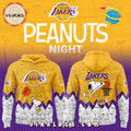Los Angeles Lakers 75th Anniversary of Peanuts Hoodie