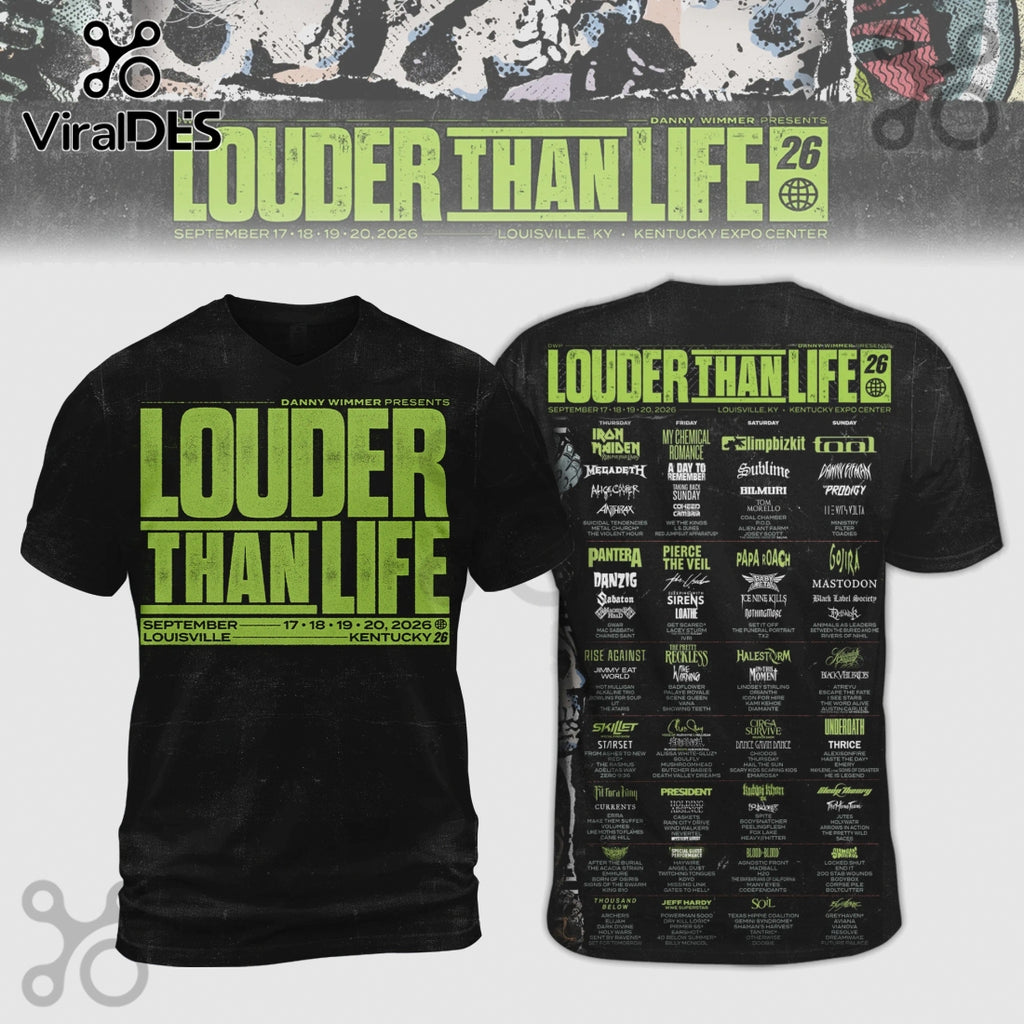 Louder Than Life Festival 2026 Lineup Shirt