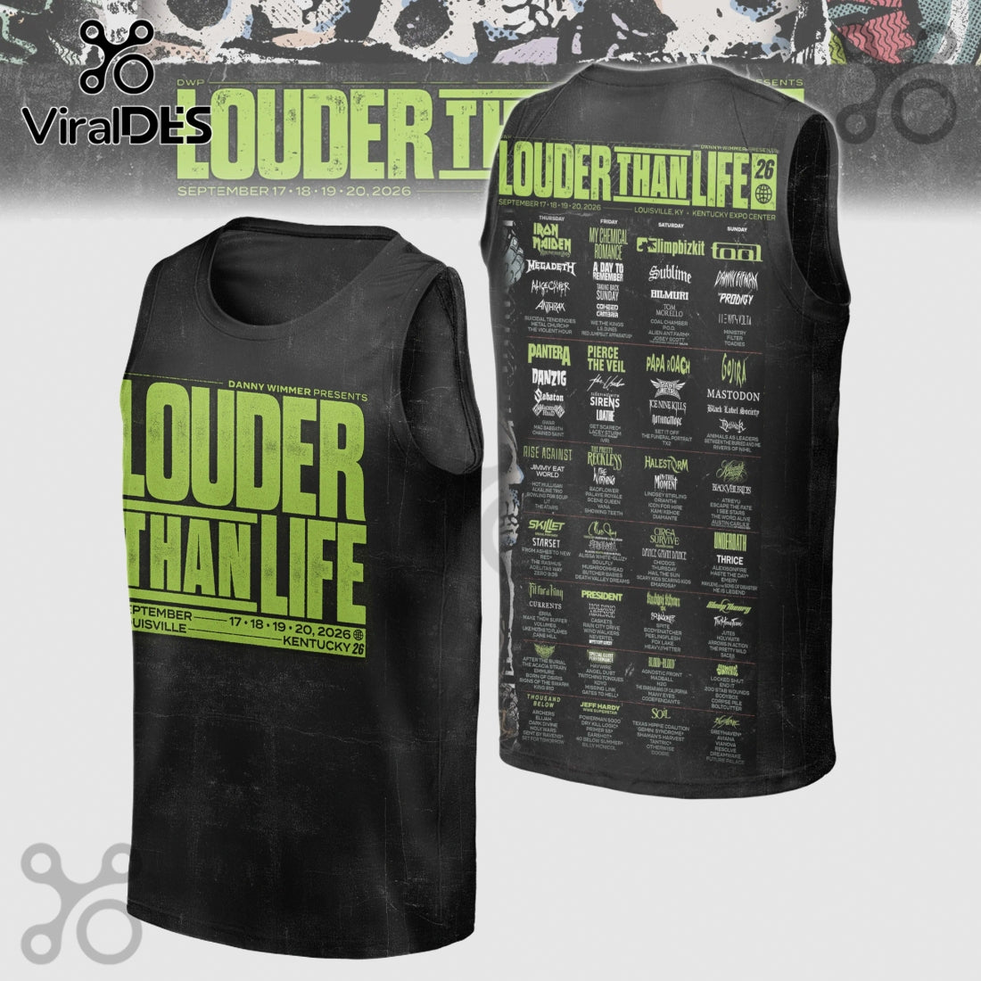 Louder Than Life Festival 2026 Lineup Shirt