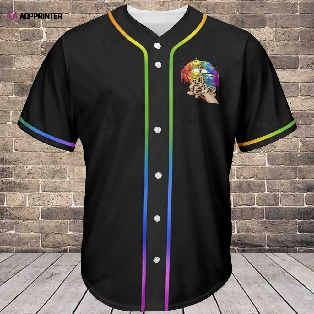Love is Love Baseball Jersey 301: LGBT Baseball Tee for All-Inclusive Fans (Image 1)