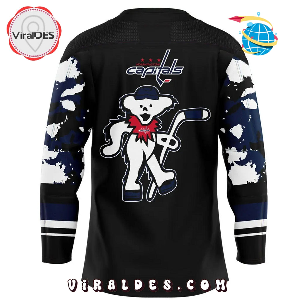 Luxury Washington Capitals Grateful Dead Night Hockey Jersey
