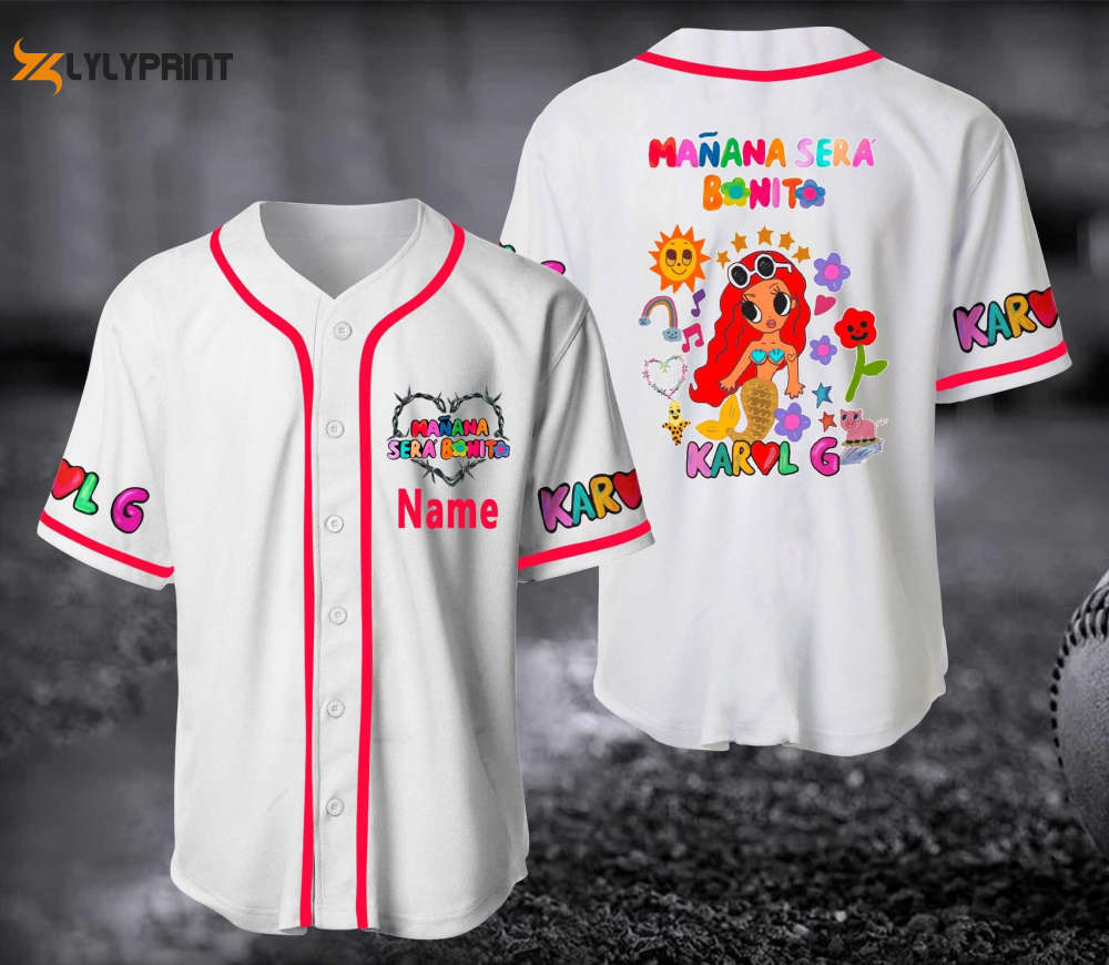 Manana Sera Bonito Jersey, Karol G Red Baseball Jersey - lylyprint.com T-Shirts, Hoodie, Sweatshirt (Image 2)
