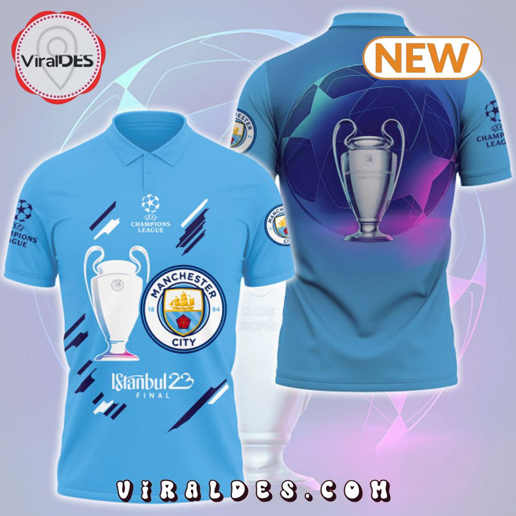 Manchester City Premier League Polo Shirt
