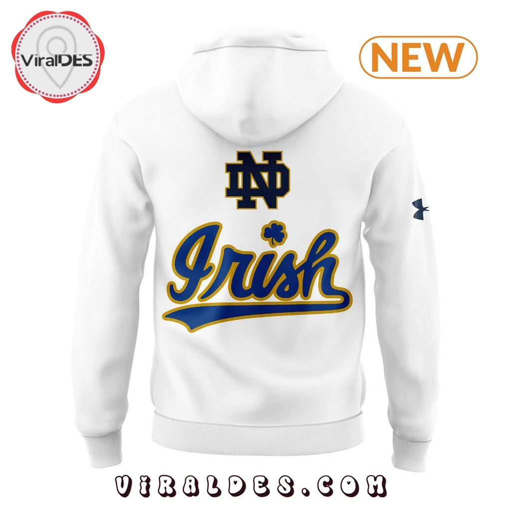 Marcus Freeman Notre Dame Fighting White Hoodie, Jogger, Cap