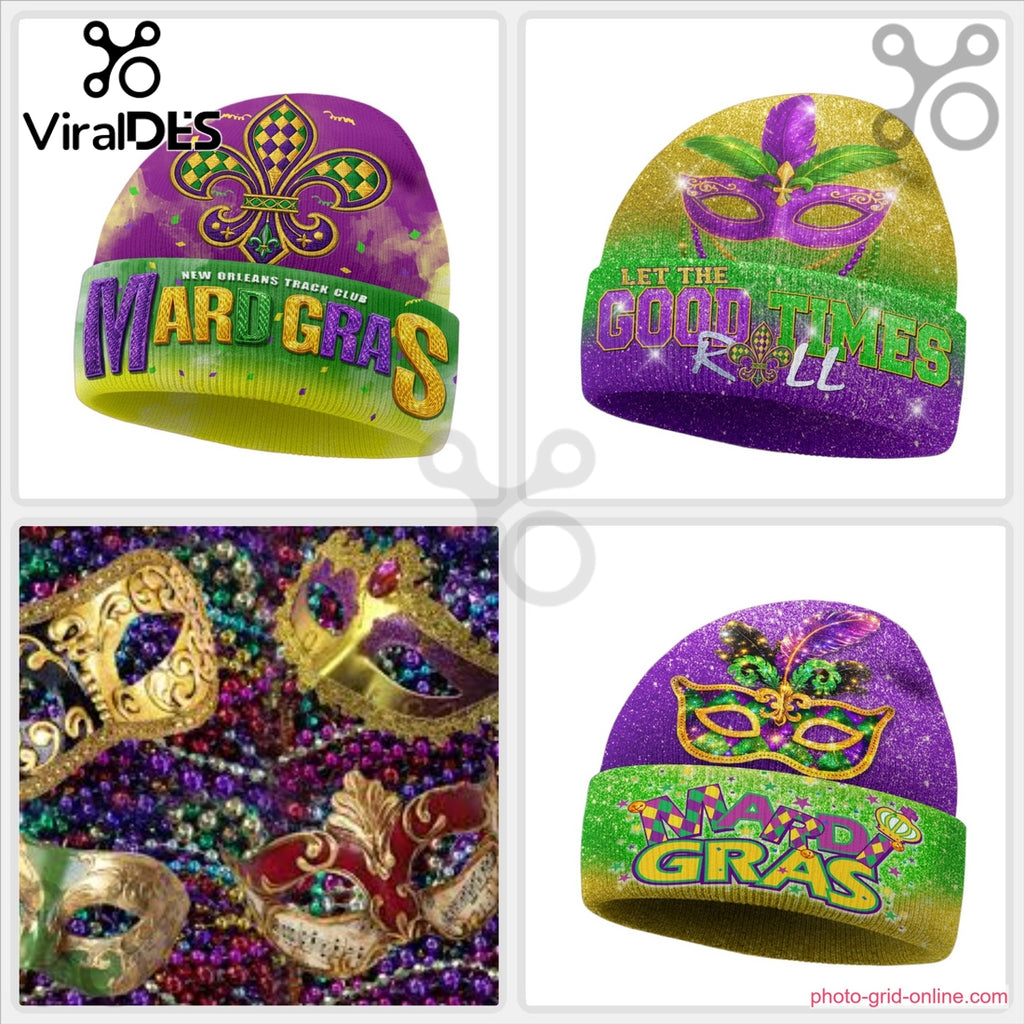 Mardi Gras Limited Edition Beanie Hat
