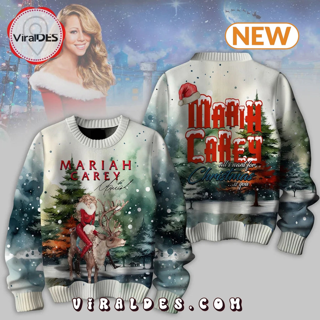 Mariah Carey 2024 Christmas Ugly Sweater