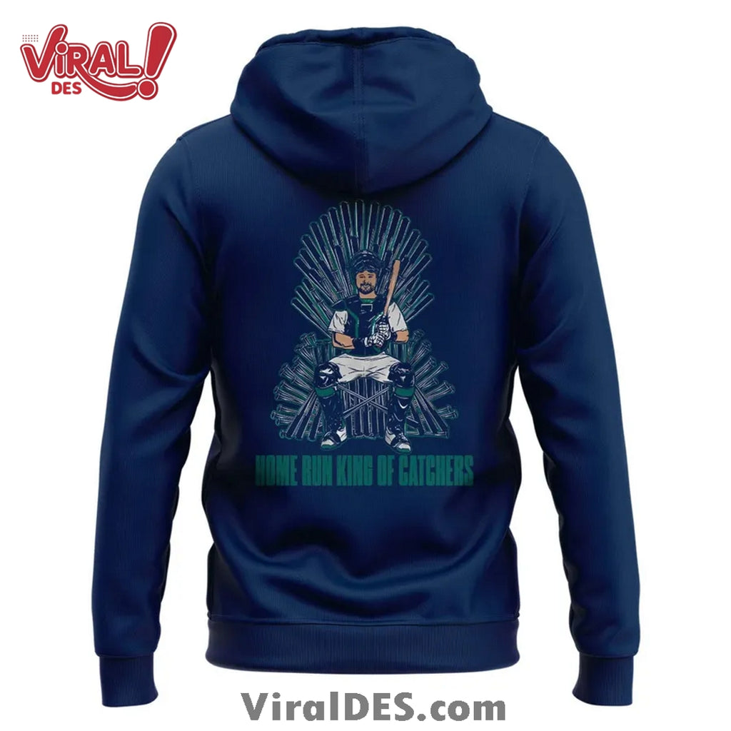 Mariners Cal Raleigh’s Catcher Home Run Record Hoodie 2025